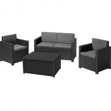 blsets monaco set with storage table graphite coolgrey
