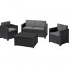 blsets monaco set with storage table graphite coolgrey