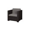 fotel ogrodowy keter provence armchair brazowy szaro bezowy