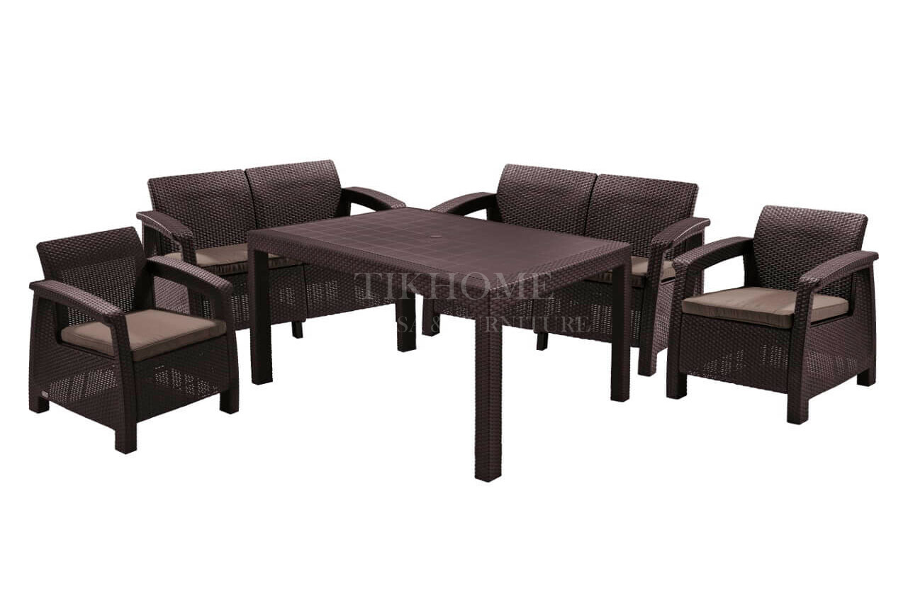 komplekt mebeli s bolshim stolom corfu fiesta keter komplekt mebeli s bolshim stolom corfu fiesta keter