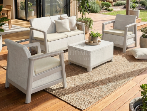 mebeli skandi scandi linea 2 seater set svetlo bezhevyj