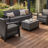 mebeli skandi scandi linea 3 seater set grafit
